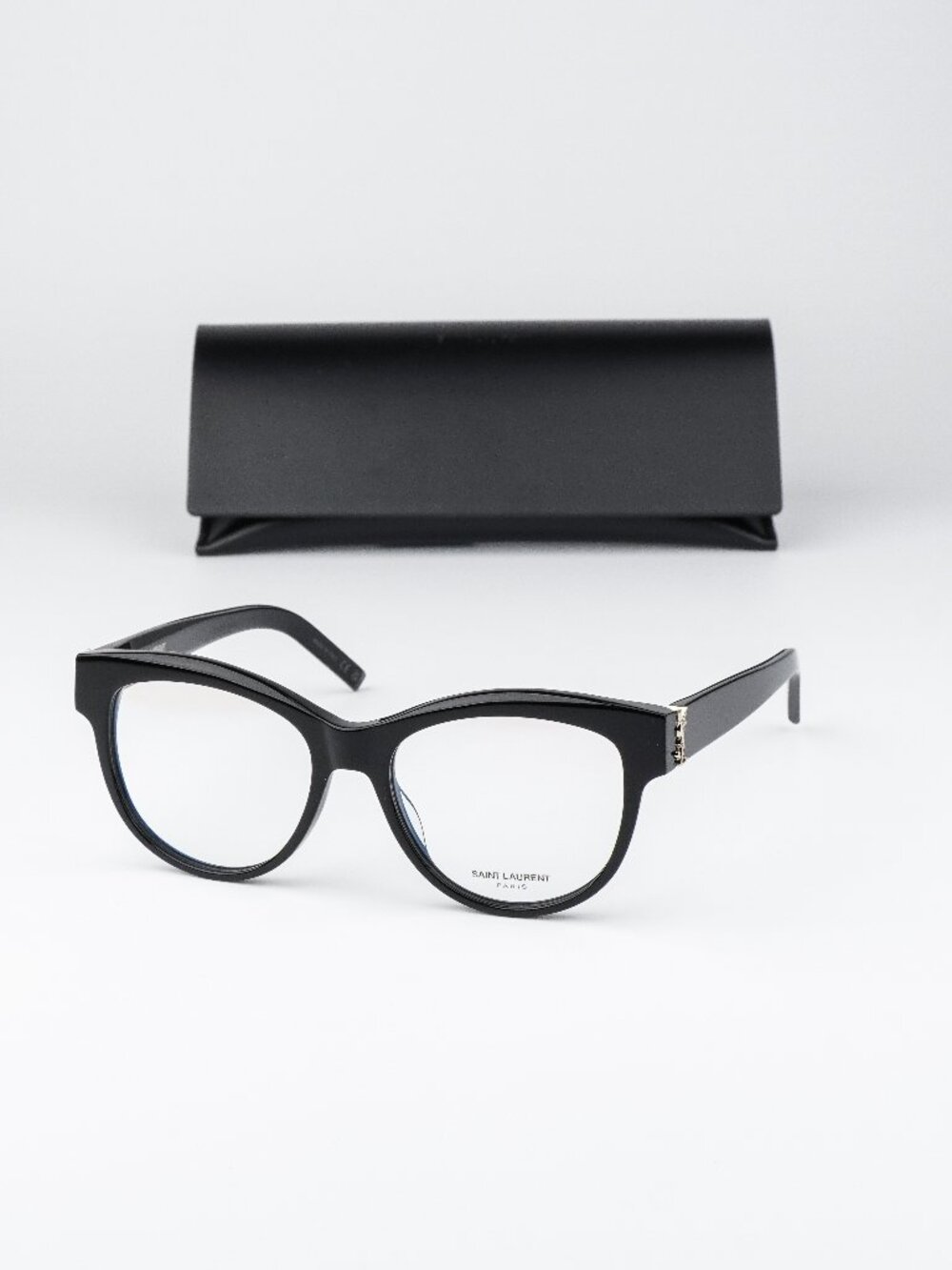 Saint Laurent Women Eyeglasses Black Cat Eye SLM108 002 NEW AUTHENTIC